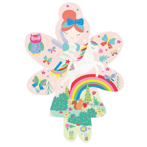 Fairy-shaped jigsaw puzzle.