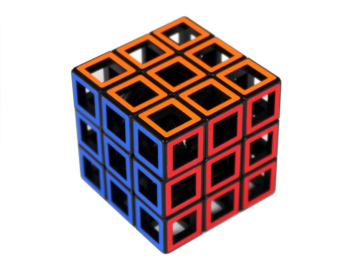 Colourful cube 3x3 puzzle.