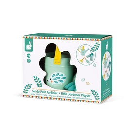 Box containing the Little Gardener Playset. White background.