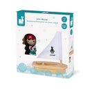 Box containing the wooden Janod play boat.