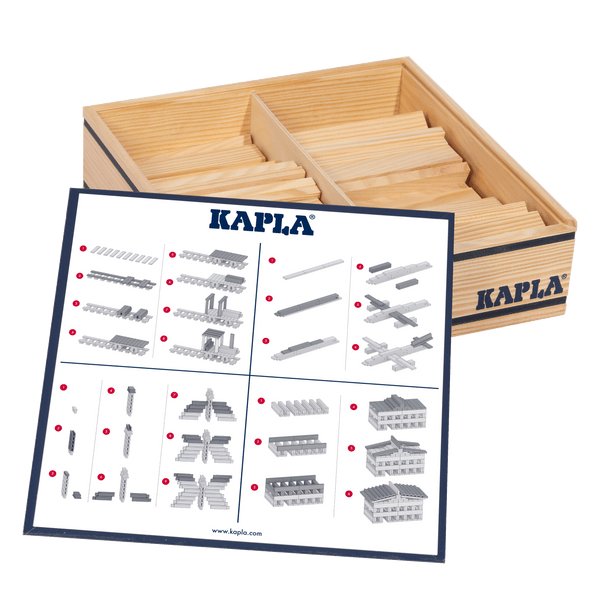 KAPLA Wooden Box of 100 natural planks - 2