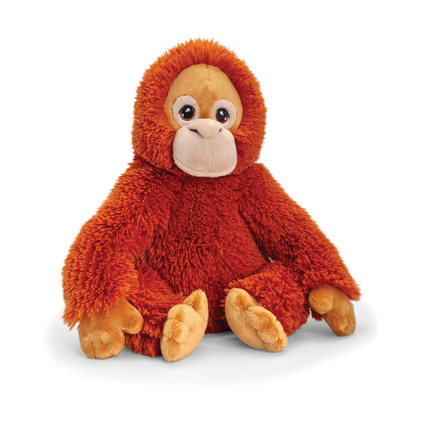 Orangutan cuddly toy.