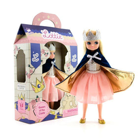 Lottie Queen doll packaging.