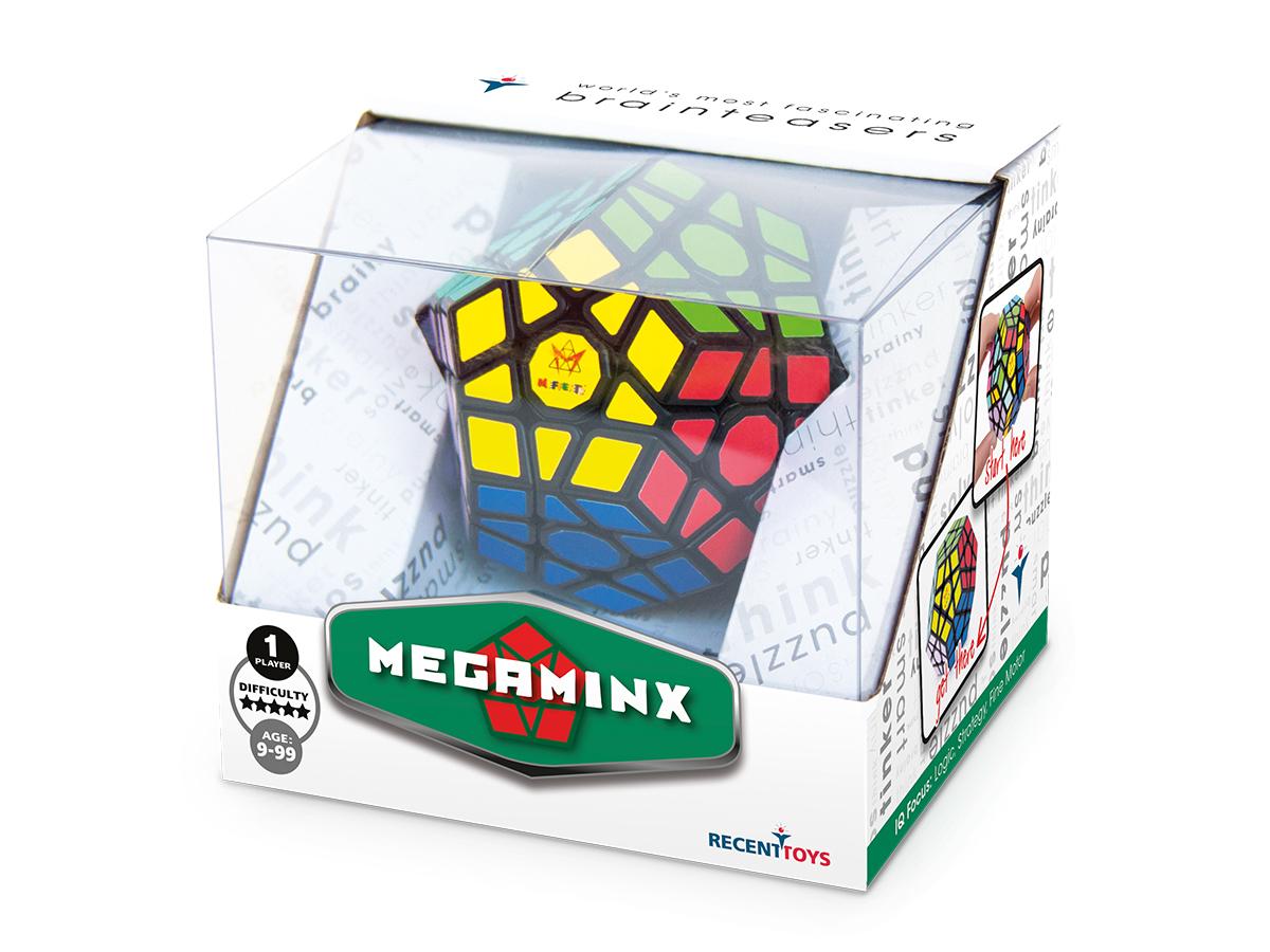 Megaminx puzzle  in manufacturer's packaging.
