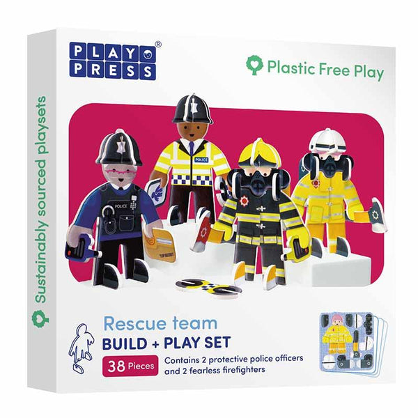 Rescue Team Eco-Friendly Character Set - Play Press - 3