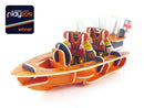 Play Press orange lifeboat with figures on board