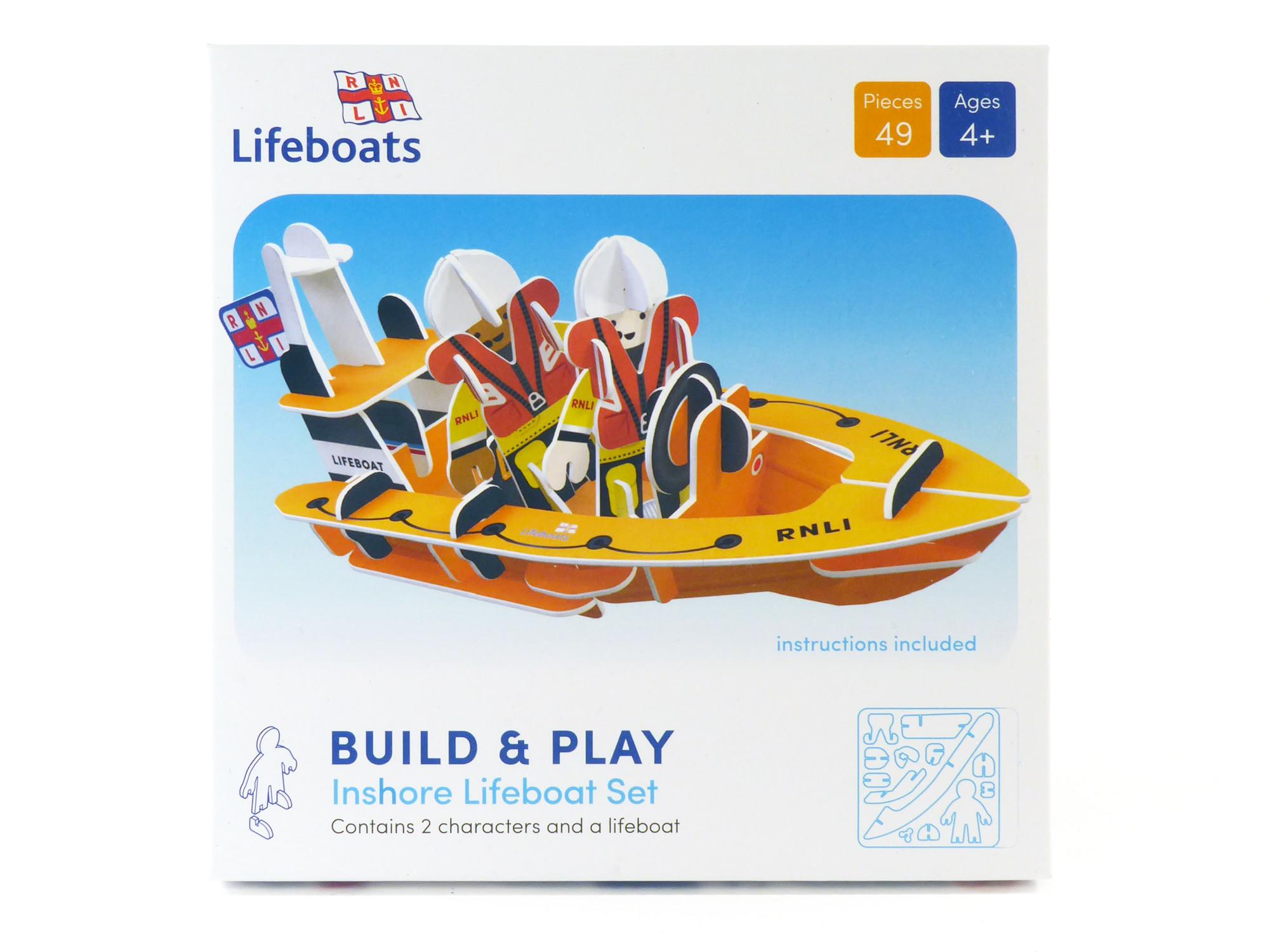 Box for RNLI Playboard Playpieces.