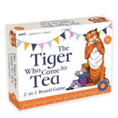 Manufacturer's box containing the board game of The Tiger Who Came To Tea.