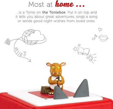 Gruffalo's Child figure atop a red Toniebox.