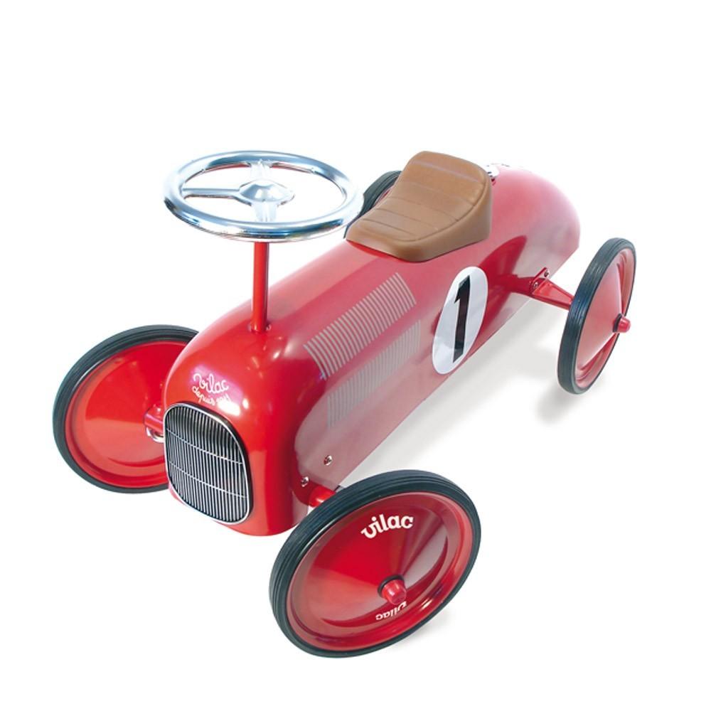 Vilac Classic Ride on Car Red The Toy Shop