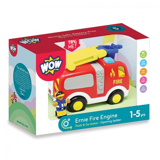 Packaging for fire truck set.