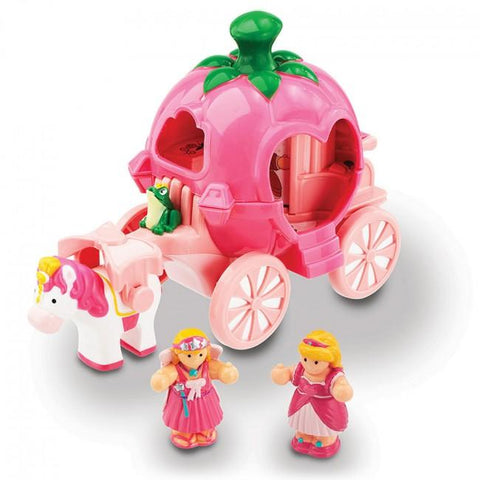 Pink Princess carriage & princess doll set.