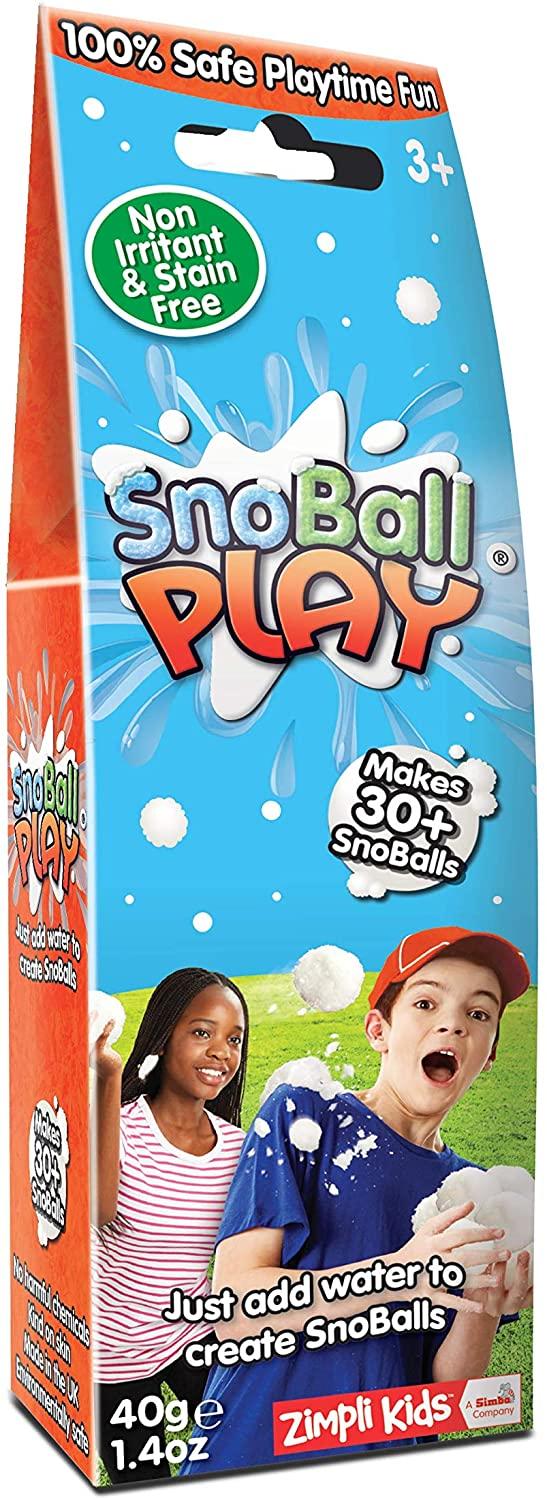 Packaging containing the snow ball product.